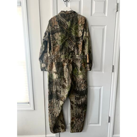 Cabela's Real Tree Green Camo Camouflage USA Hunting Suit Coveralls XL Regular - Picture 6 of 11